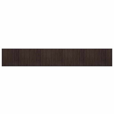 vidaXL Teppich Rechteckig Dunkelbraun 80x1000 cm Bambus