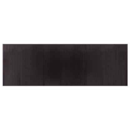 vidaXL Tapis rectangulaire marron foncé 100x300 cm Bambou