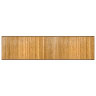 vidaXL Teppich Rechteckig Natur 100x400 cm Bambus