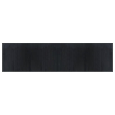 vidaXL Tapis rectangulaire gris 100x400 cm bambou
