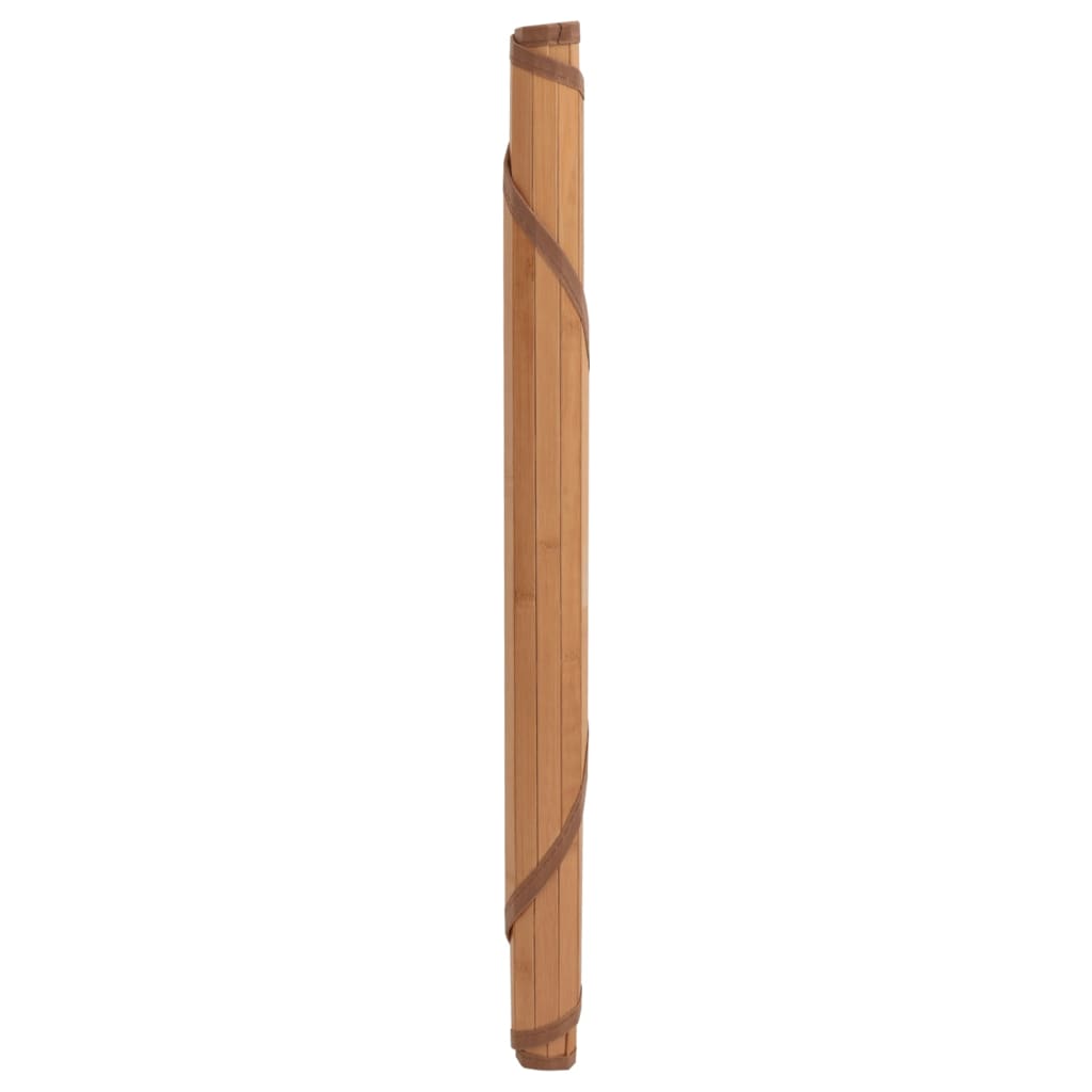 vidaXL Teppich Rund Natur 60 cm Bambus