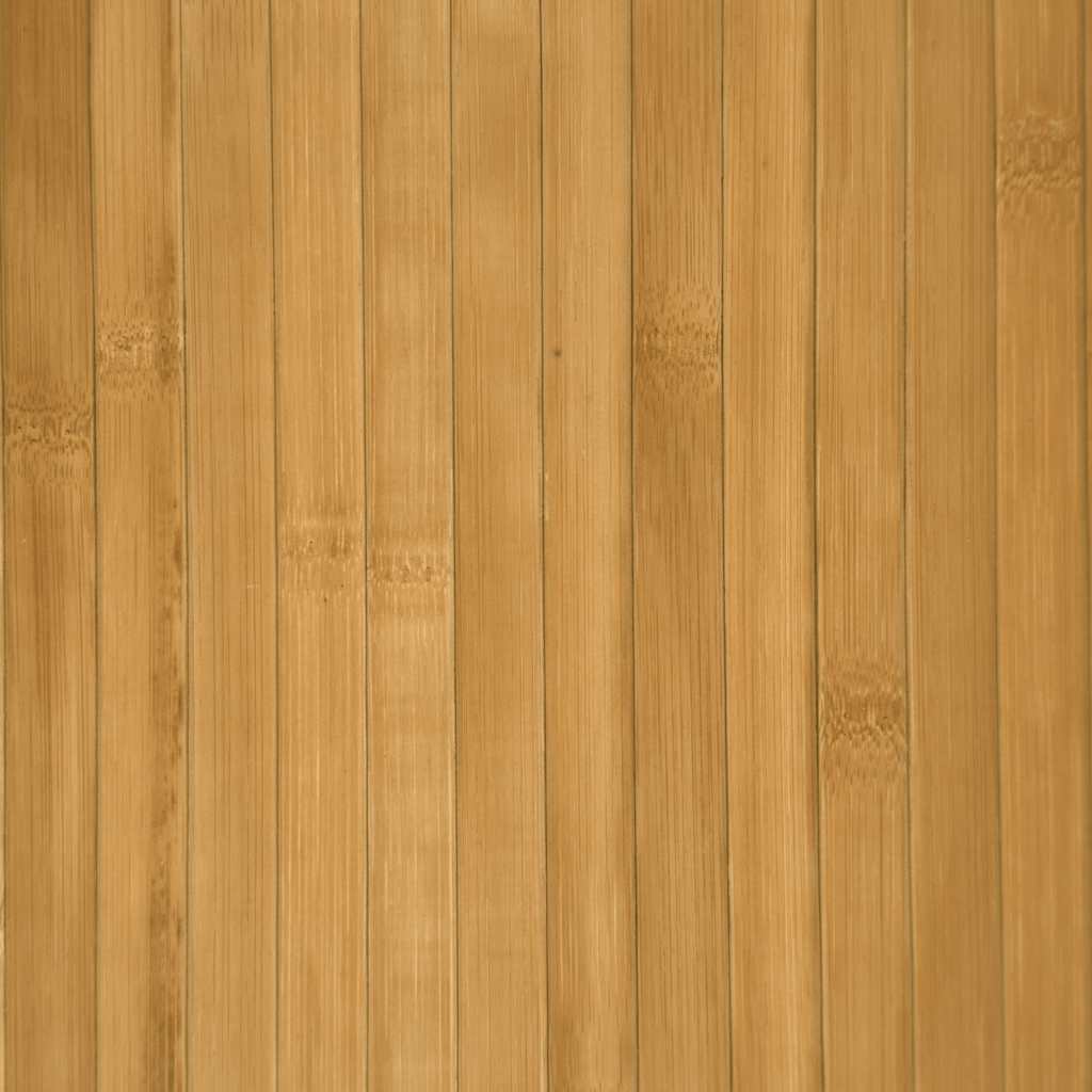 Teppich Rund Natur 80 cm Bambus