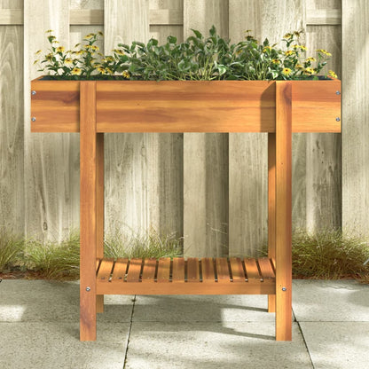 vidaXL Hochbeet 90x30x75 cm Massivholz Akazie