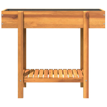 vidaXL Hochbeet 90x30x75 cm Massivholz Akazie