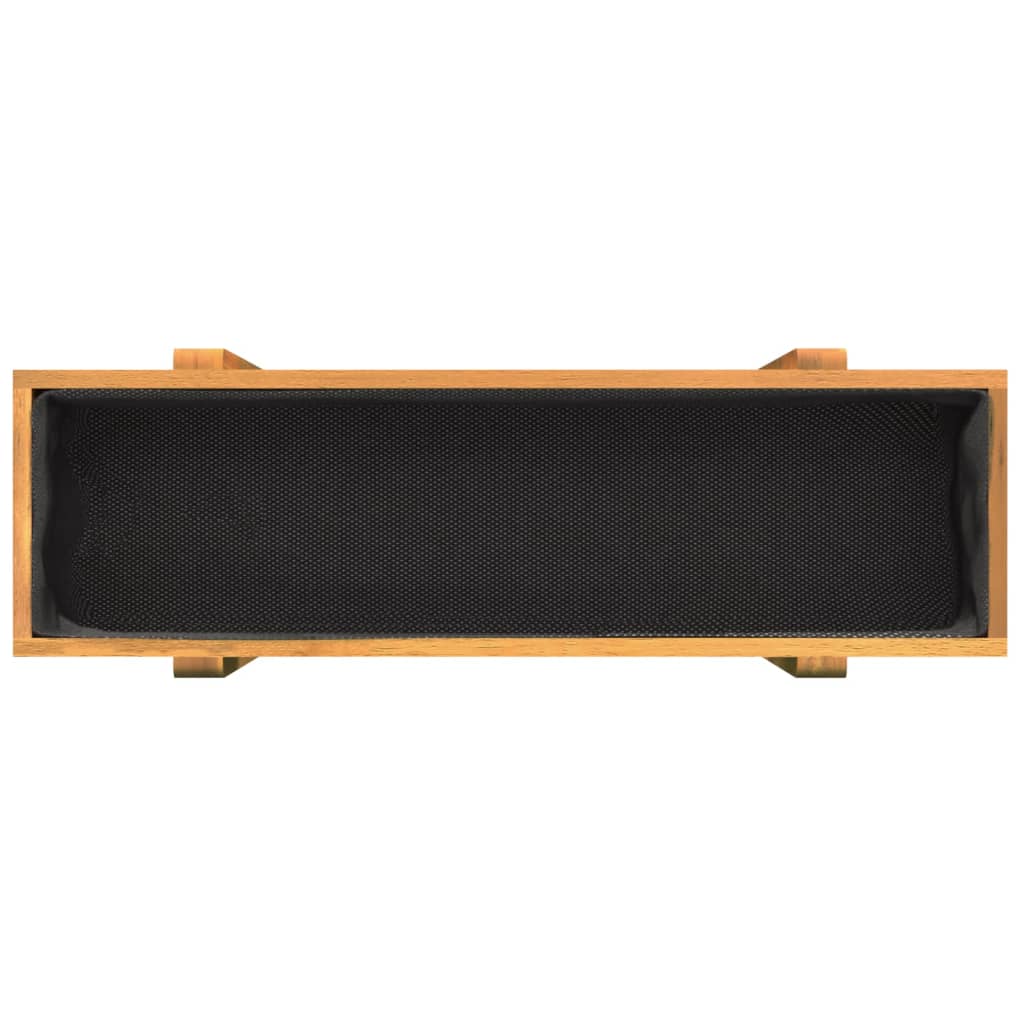 vidaXL Hochbeet 90x30x75 cm Massivholz Akazie