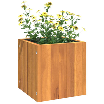 vidaXL Pflanzkübel 25x25x25 cm Massivholz Akazie