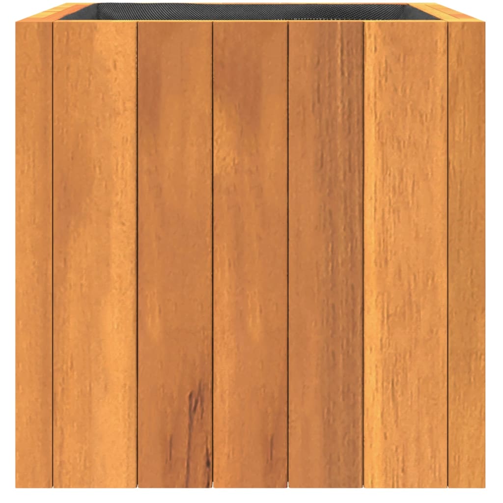 vidaXL Pflanzkübel 25x25x25 cm Massivholz Akazie