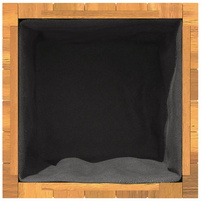 vidaXL Pflanzkübel 25x25x25 cm Massivholz Akazie