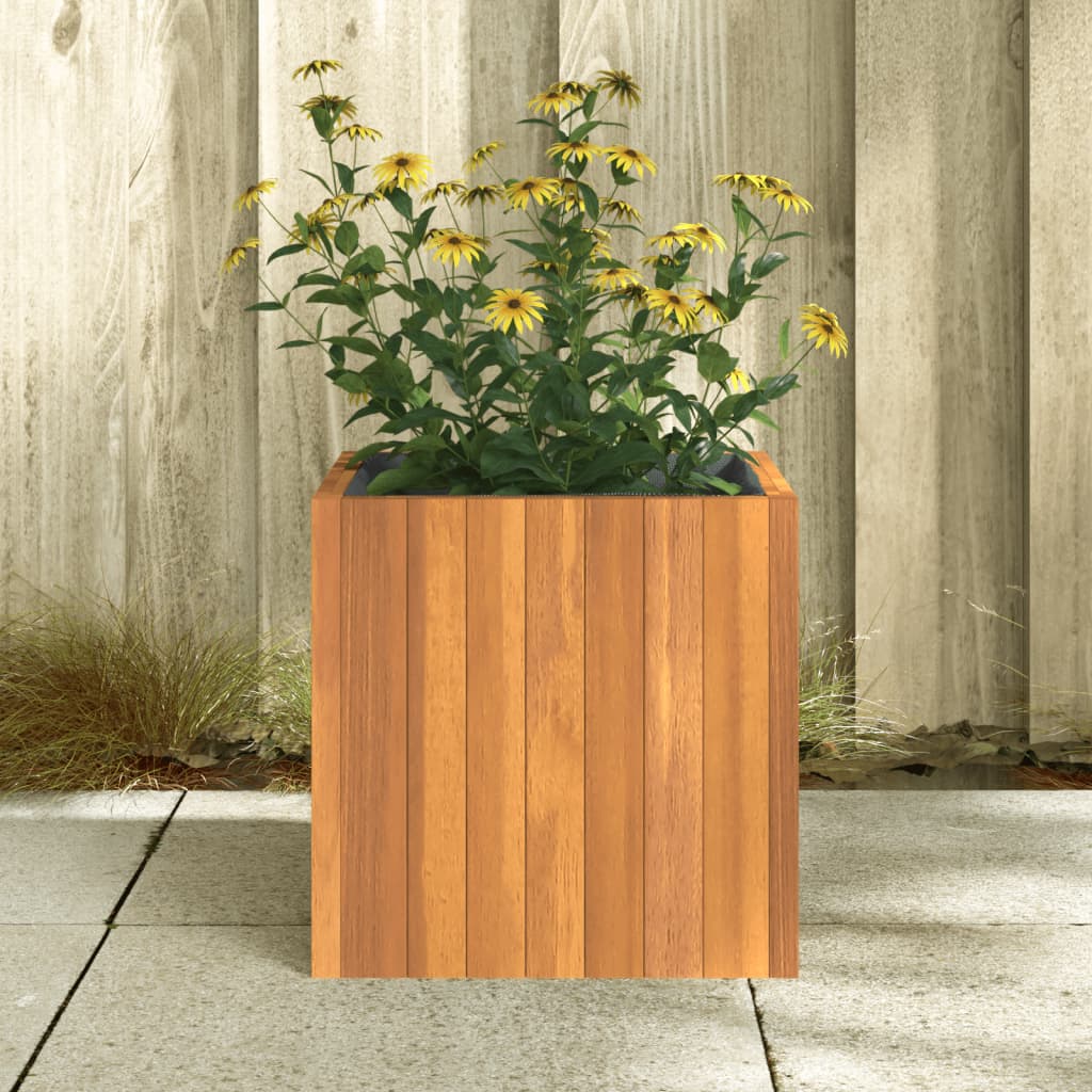 vidaXL Pflanzkübel 35x35x35 cm Massivholz Akazie