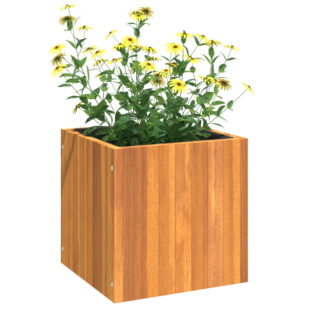 vidaXL Pflanzkübel 35x35x35 cm Massivholz Akazie