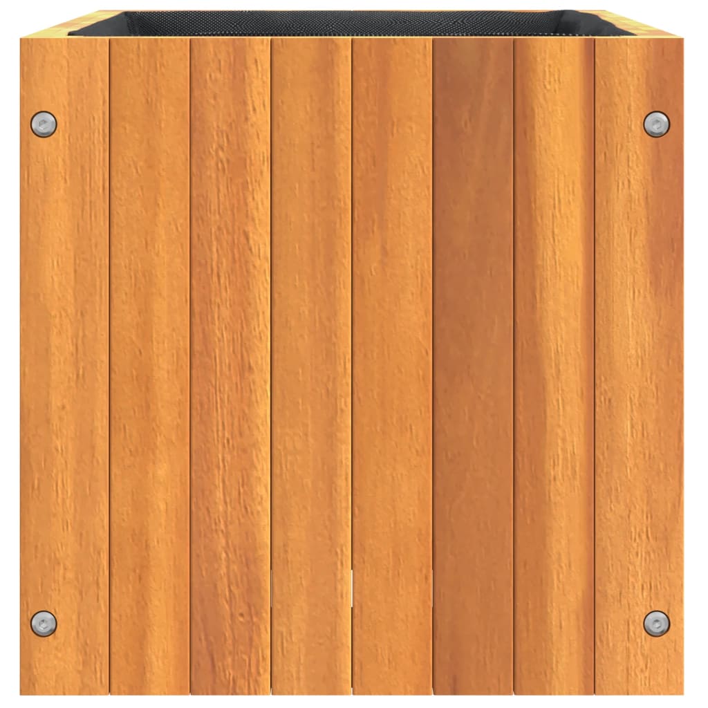 vidaXL Pflanzkübel 35x35x35 cm Massivholz Akazie
