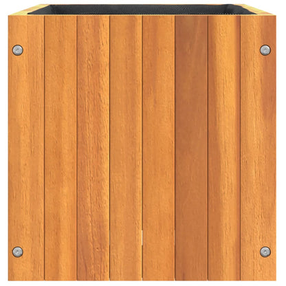 vidaXL Pflanzkübel 35x35x35 cm Massivholz Akazie