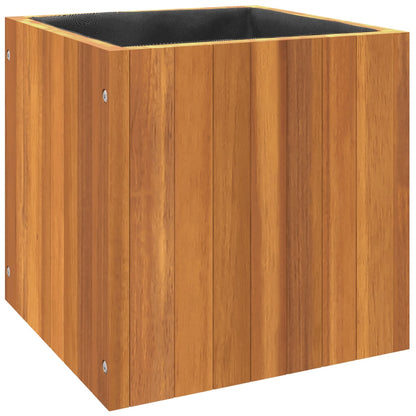 vidaXL Pflanzkübel 35x35x35 cm Massivholz Akazie