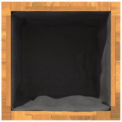 vidaXL Pflanzkübel 35x35x35 cm Massivholz Akazie