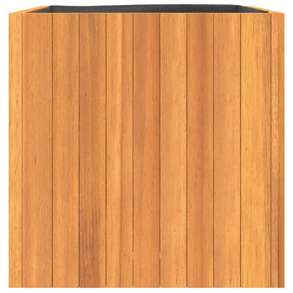 vidaXL Pflanzkübel 45x45x45 cm Massivholz Akazie