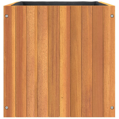 vidaXL Pflanzkübel 45x45x45 cm Massivholz Akazie