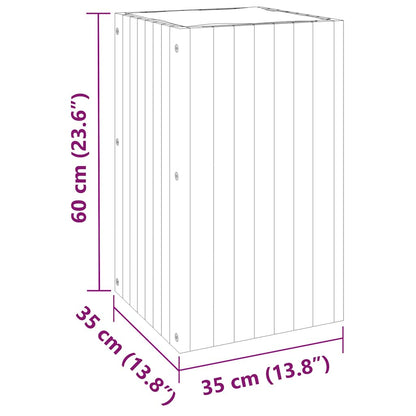 vidaXL Pflanzkübel 35x35x60 cm Massivholz Akazie