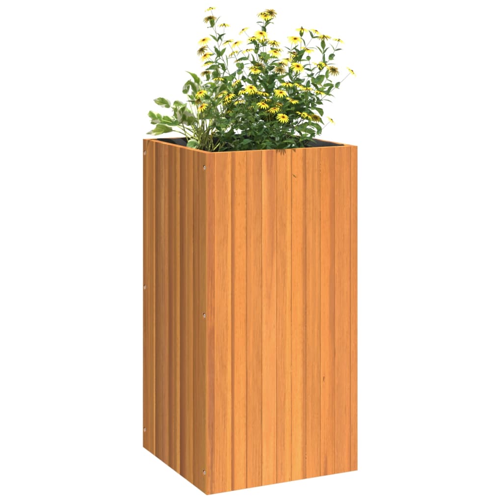 vidaXL Pflanzkübel 45x45x90 cm Massivholz Akazie