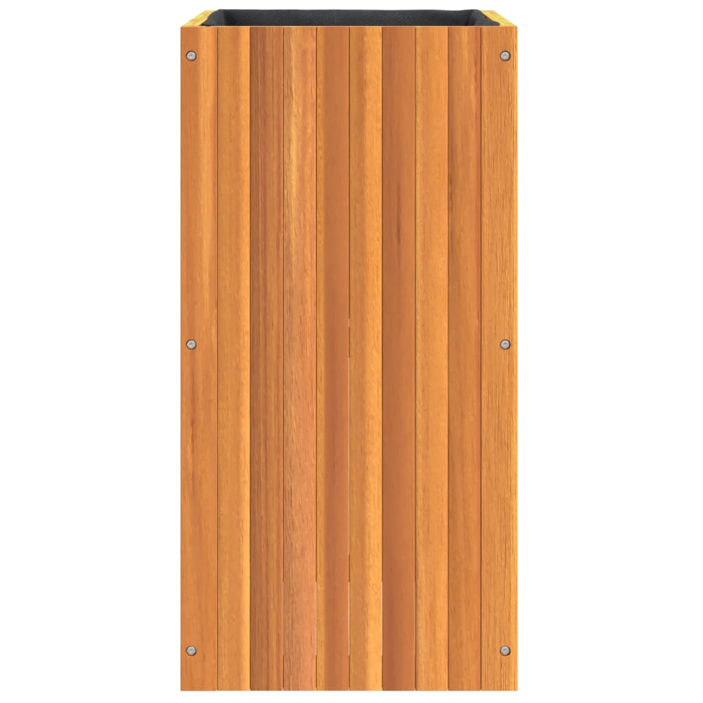 vidaXL Pflanzkübel 45x45x90 cm Massivholz Akazie