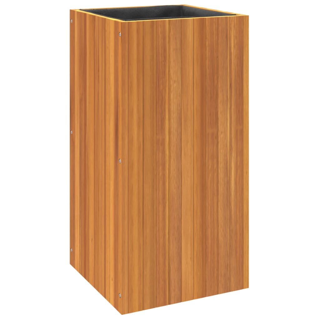 vidaXL Pflanzkübel 45x45x90 cm Massivholz Akazie