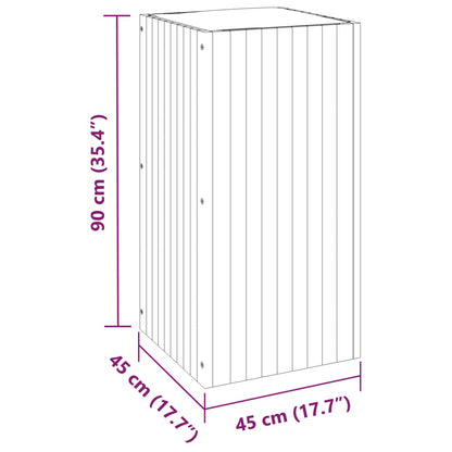 vidaXL Pflanzkübel 45x45x90 cm Massivholz Akazie