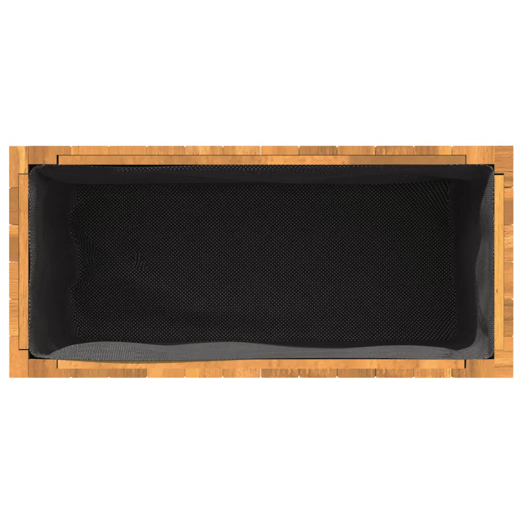 vidaXL Pflanzkübel 59x27,5x35 cm Massivholz Akazie