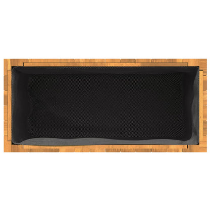 vidaXL Pflanzkübel 59x27,5x35 cm Massivholz Akazie