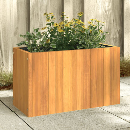 vidaXL Pflanzkübel 59x27,5x35 cm Massivholz Akazie