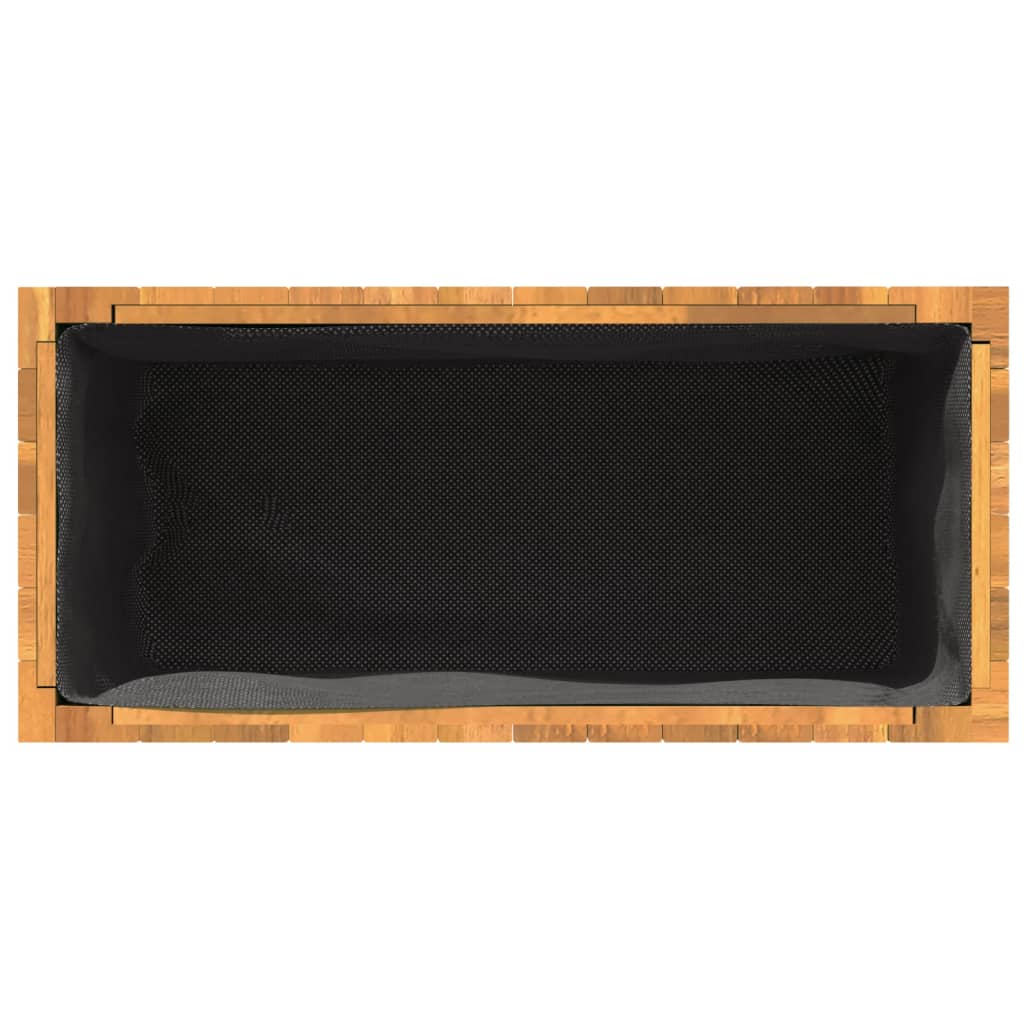 vidaXL Pflanzkübel 59x27,5x70 cm Massivholz Akazie