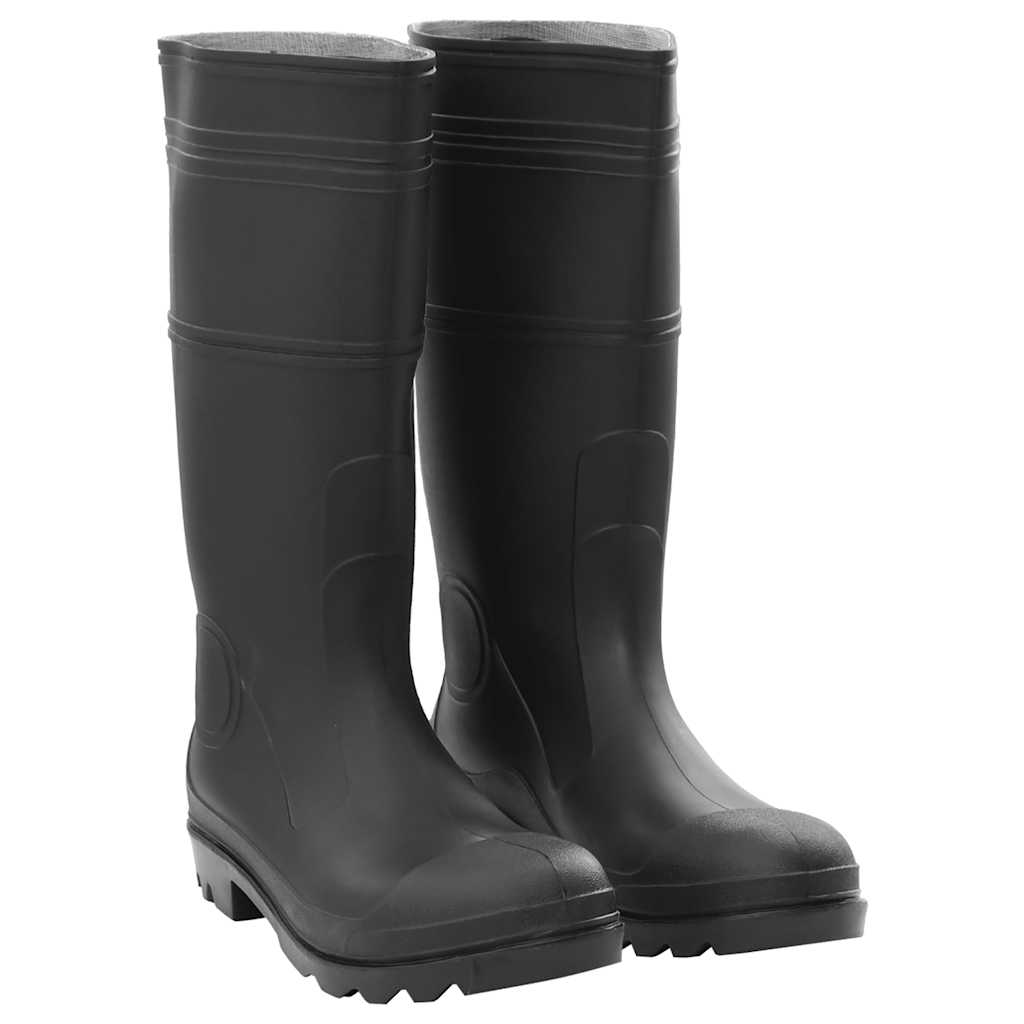 vidaXL Gummistiefel Schwarz Größe 46 PVC