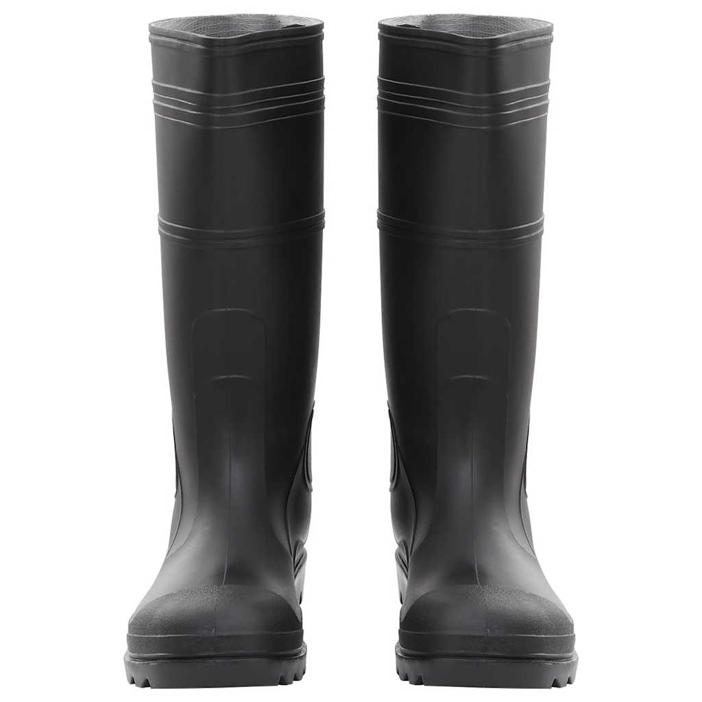 vidaXL Gummistiefel Schwarz Größe 46 PVC