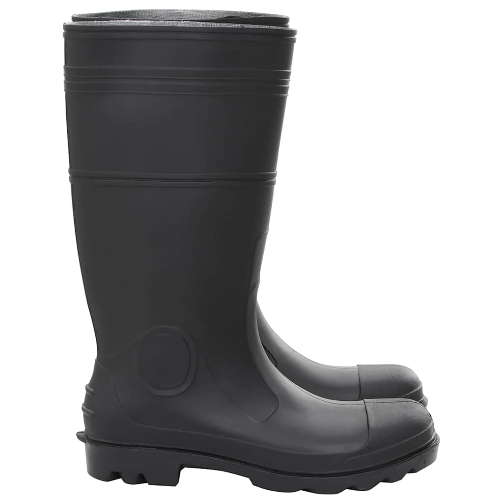 vidaXL Gummistiefel Schwarz Größe 46 PVC
