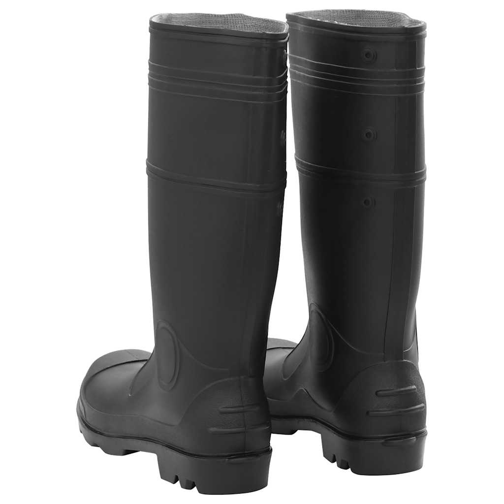 vidaXL Gummistiefel Schwarz Größe 46 PVC