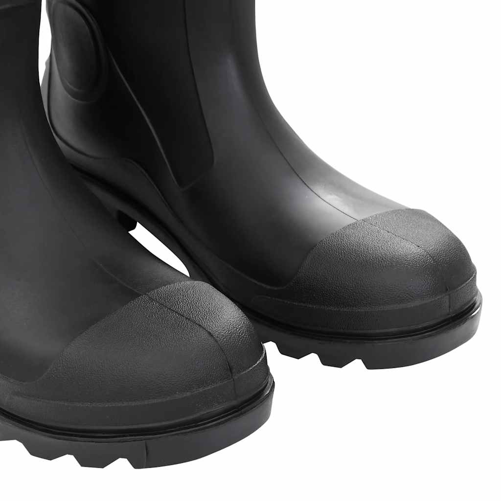 vidaXL Gummistiefel Schwarz Größe 46 PVC