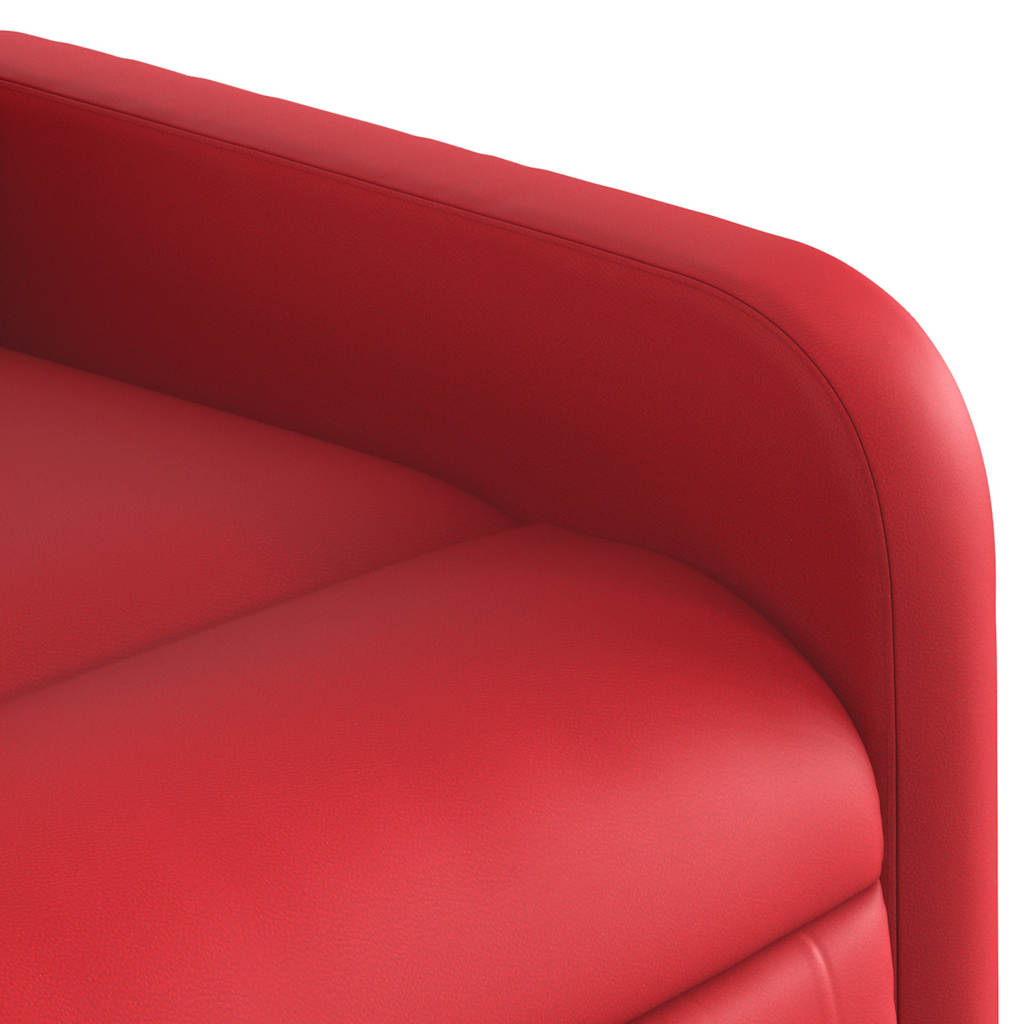 vidaXL Massagesessel Rot Kunstleder