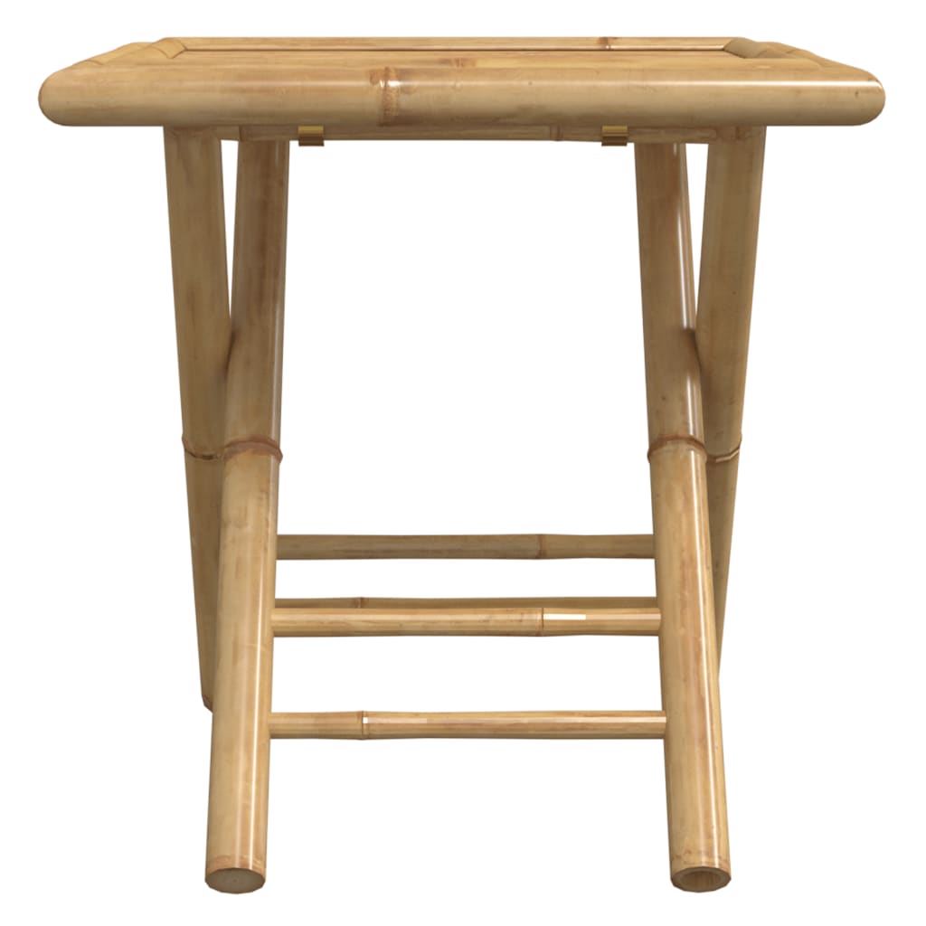vidaXL Table de jardin pliable 45x45x45 cm Bambou