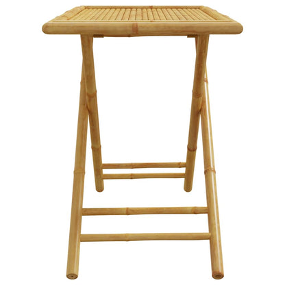 vidaXL Gartentisch Klappbar 110x55x75 cm Bambus