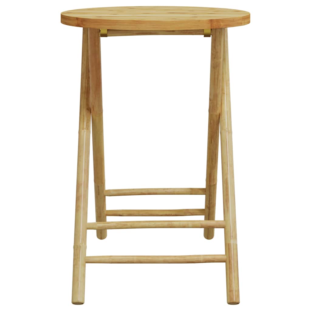 vidaXL Gartentisch Klappbar Ø55x75 cm Bambus