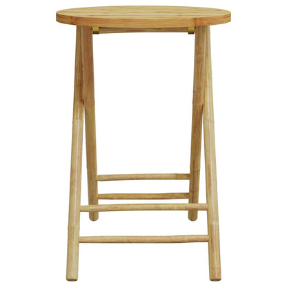 vidaXL Gartentisch Klappbar Ø55x75 cm Bambus