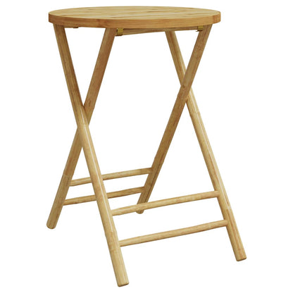 vidaXL Gartentisch Klappbar Ø55x75 cm Bambus