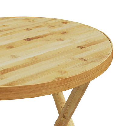 vidaXL Gartentisch Klappbar Ø55x75 cm Bambus