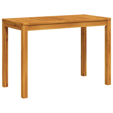 vidaXL Garten-Esstisch 110x55x75 cm Massivholz Akazie