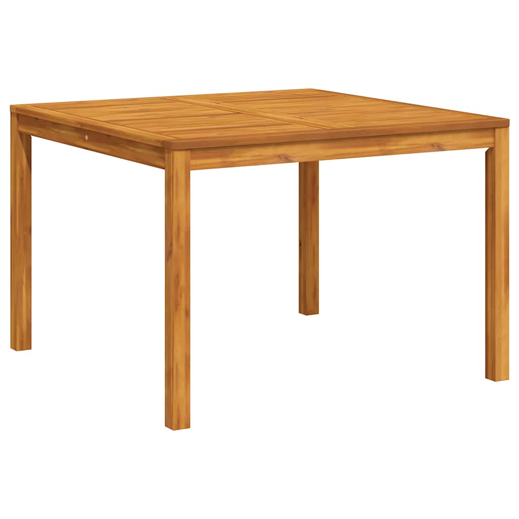 vidaXL Garten-Esstisch 110x110x75 cm Massivholz Akazie