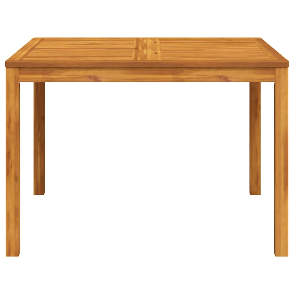 vidaXL Garten-Esstisch 110x110x75 cm Massivholz Akazie