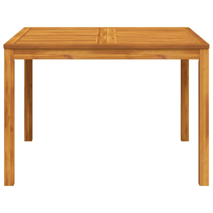 vidaXL Garten-Esstisch 110x110x75 cm Massivholz Akazie