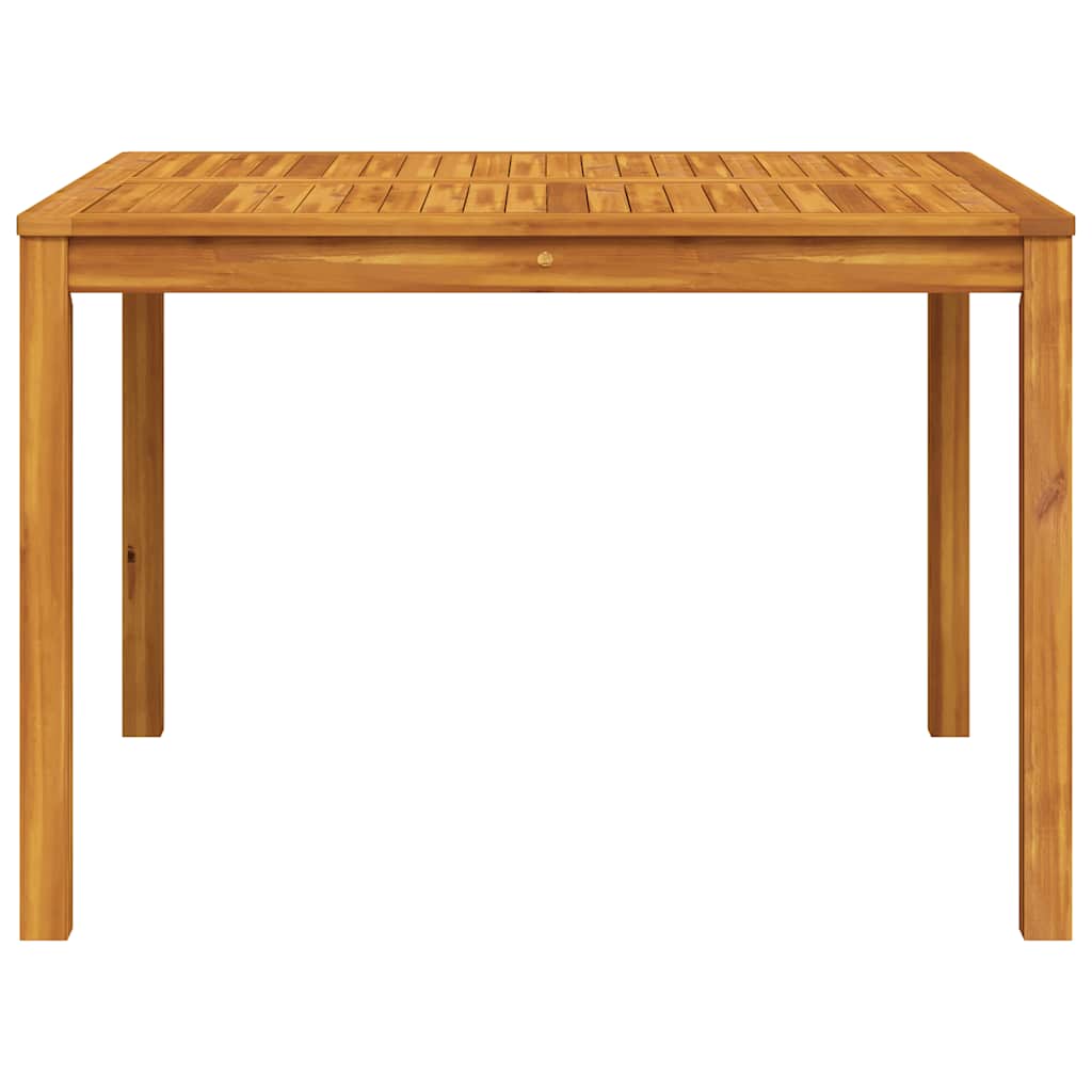 vidaXL Garten-Esstisch 110x110x75 cm Massivholz Akazie