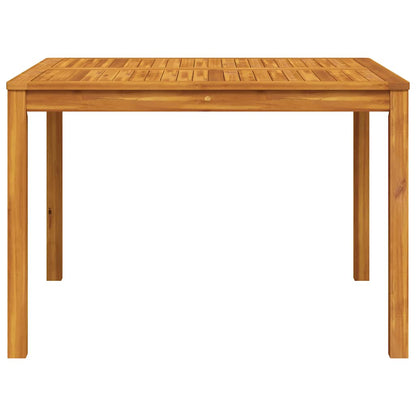 vidaXL Garten-Esstisch 110x110x75 cm Massivholz Akazie