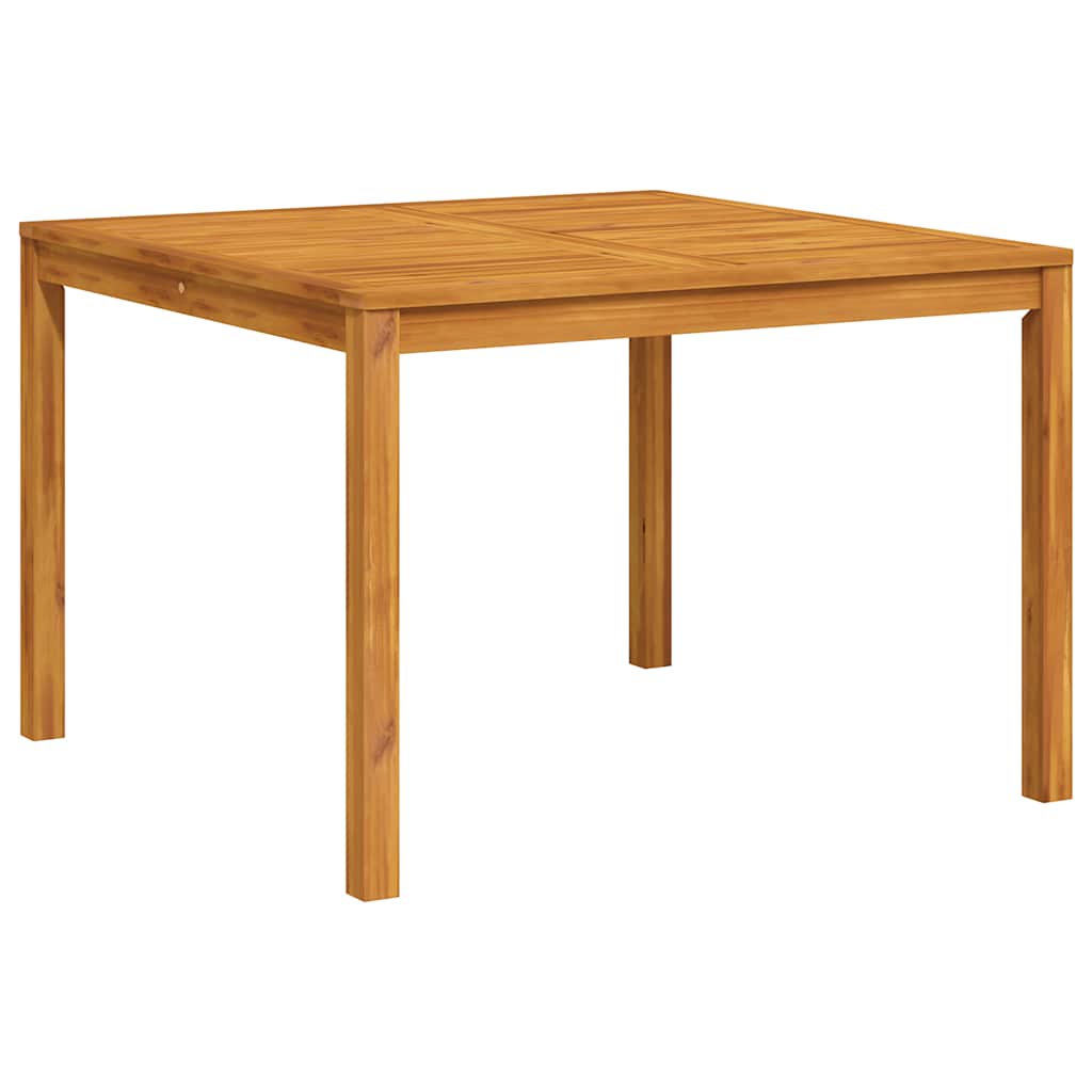 vidaXL Garten-Esstisch 110x110x75 cm Massivholz Akazie