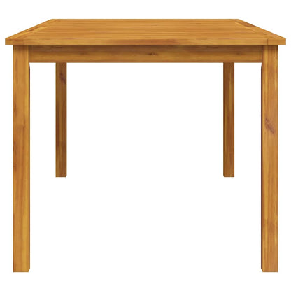 vidaXL Table de salle à manger de jardin 180x90x75 cm bois d'acacia massif
