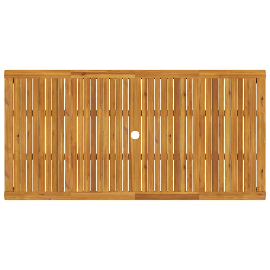 vidaXL Table de salle à manger de jardin 180x90x75 cm bois d'acacia massif